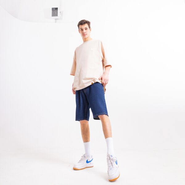 "Invert" Indigo Denim Shorts