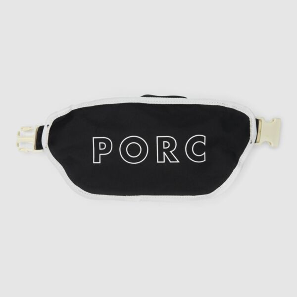 "Jack" Black/Off white Hip Bag