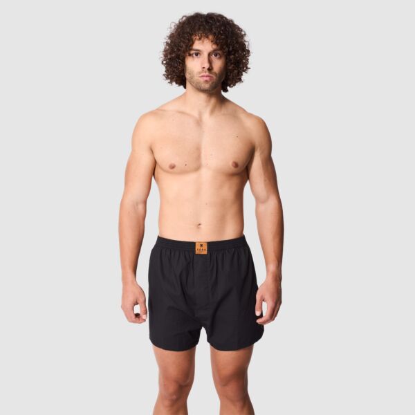 "Weekly" Black/Red Boxer Shorts