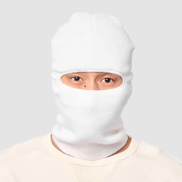 "Incognito" White Ski Mask