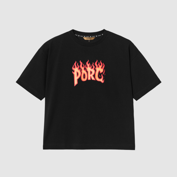 "Flames" Black T-Shirt