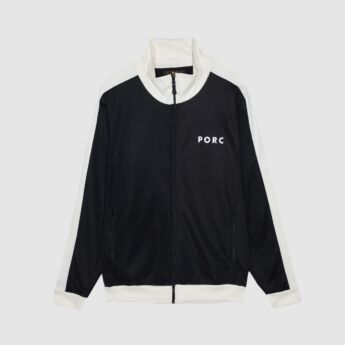"League" Black/White Track Top