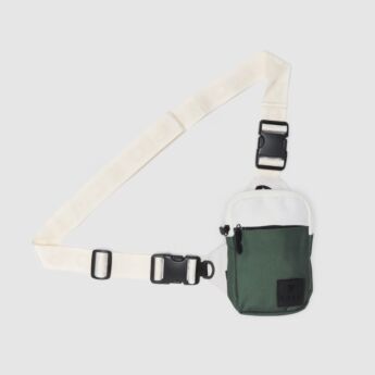 "Diaz" Olive/Off white Sling Bag