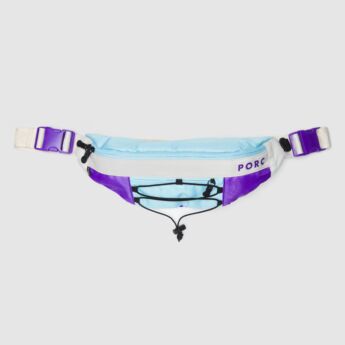 "Summit" Purple/Off white Hip Bag