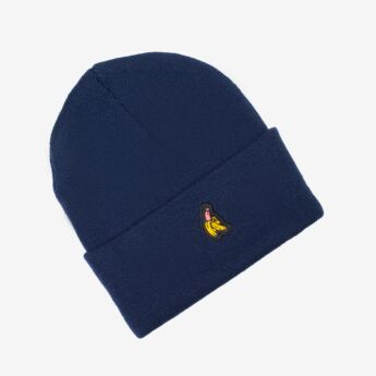 "Banana" Navy Beanie