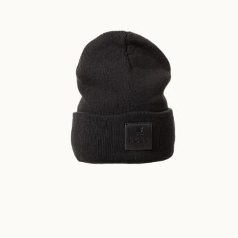 "Logo" Leather Beanie