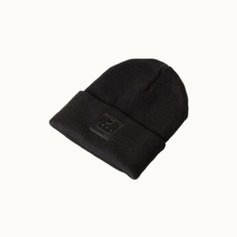 "Logo" Leather Beanie