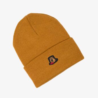 "Lunch" Brown Beanie