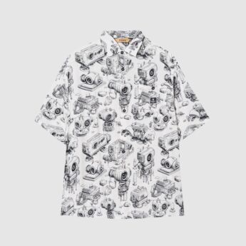 "Control" Black/White Shirt