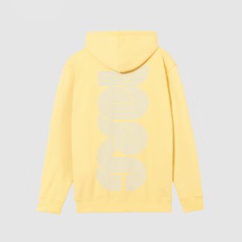 "Linear" Zipper Hooded Sweat