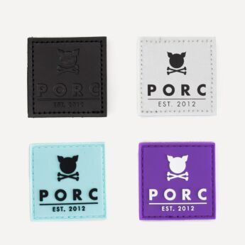 "Logo" Purple/Aqua Label Pack