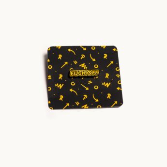 "FCK OFF" Metallic Pin