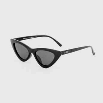 "Wicked" Black Translucent Polarized Sunglasses