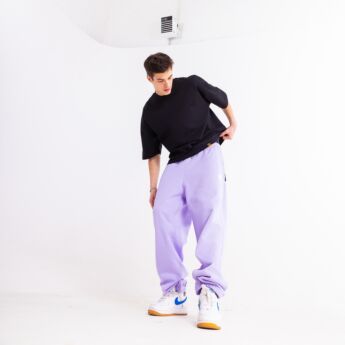"Capital" Lilac Sweatpants