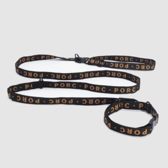 "Elements" Black Pet Leash and Collar