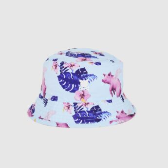 "Eden" Blue/Pink Reversible Hat