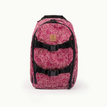 "One Liner" Burgundy Pivot Backpack