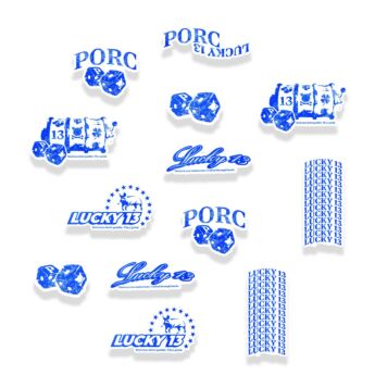 "Lucky 13" Stickers Pack