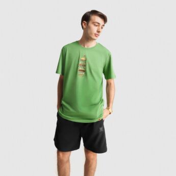 "Essential Logo" All Black Sweatshorts