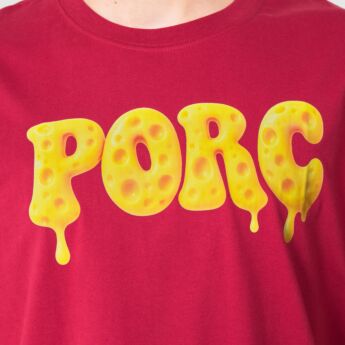 "Cheese" Burgundy T-Shirt
