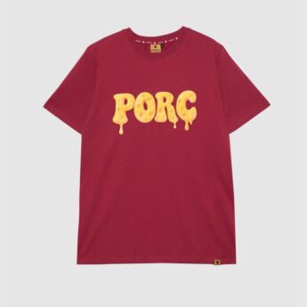 "Cheese" Burgundy T-Shirt