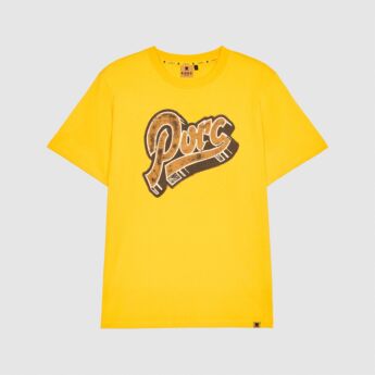 "Grunge Script" Mustard T-Shirt