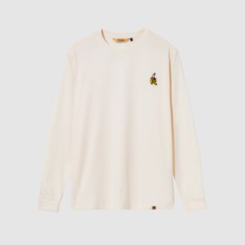 "Banana" Off White Longsleeve T-Shirt
