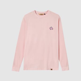 "Flying Pig" Pale Rose Longsleeve T-Shirt