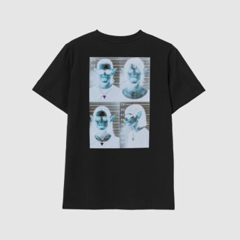 "No Clean Record" Black T-Shirt