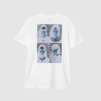 "No Clean Record" White T-Shirt