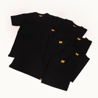 "Weekly" Black Tee Pack