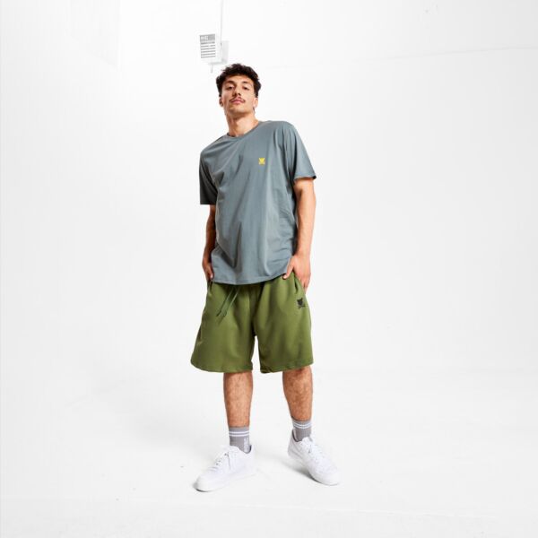 "Essential Logo" Olive Sweatshorts