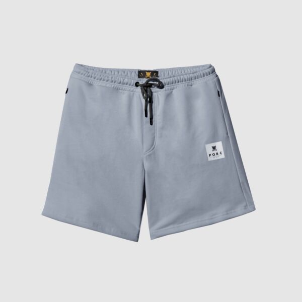 "Reflective Label" Charcoal Sweatshorts
