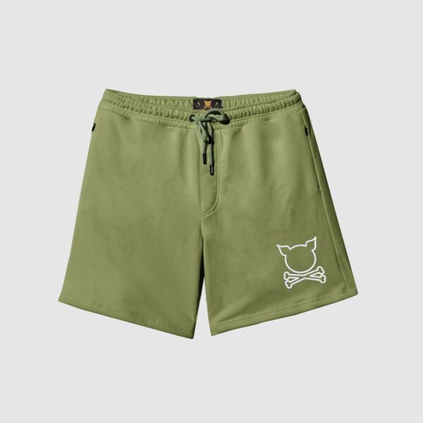 "Vital" Olive Sweatshorts