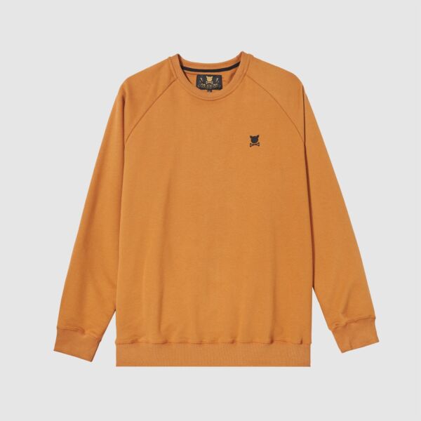 "Essential Logo" Brown Sweatshirt