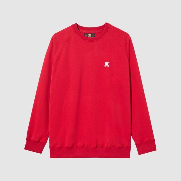 "Essential Logo" Red Sweatshirt