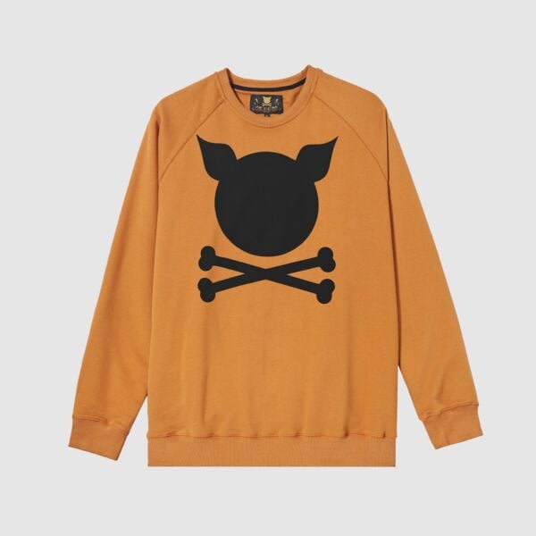 "Logo" Brown Sweatshirt