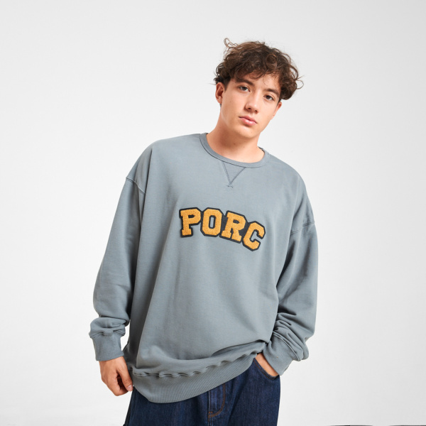"Savage" Oversized Charcoal Sweatshirt