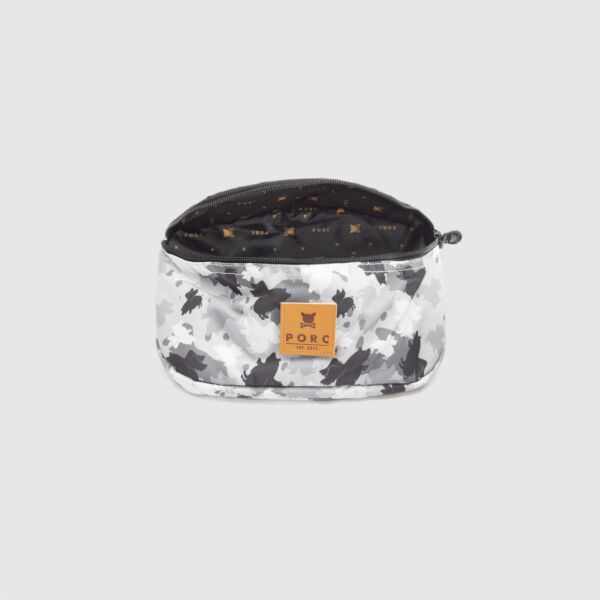 "Camouflage" Grey Hip Bag