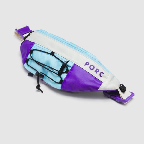 "Summit" Purple/Off white Hip Bag