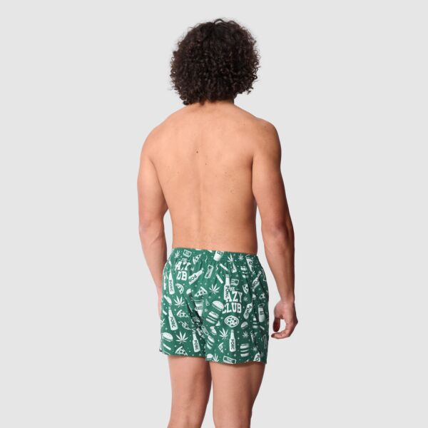 "LHazy Club" Green Boxer Shorts