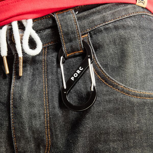 "Infinite" Black Keychain