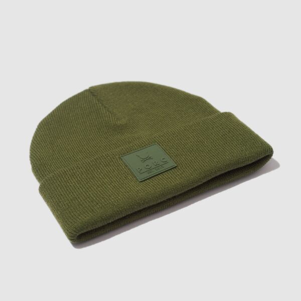 "Concealed" Olive Beanie