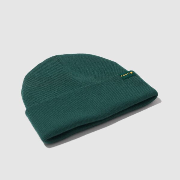 "Factor" Green Beanie