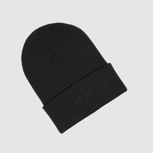 "Nugget" All Black Beanie