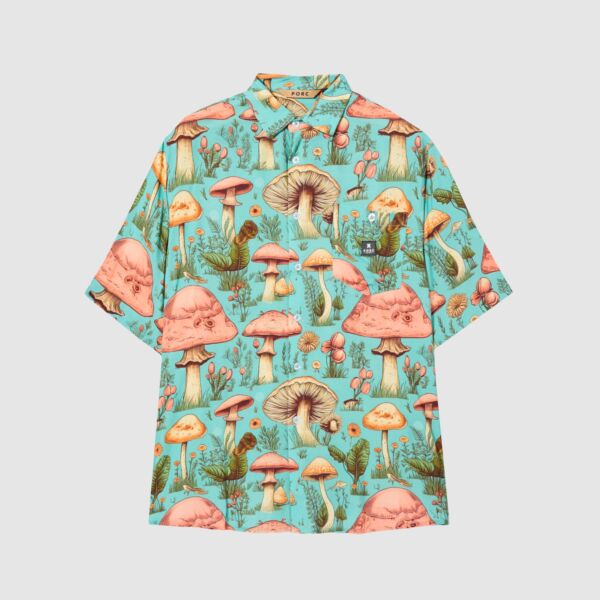 "Shrooms" Teal Shirt