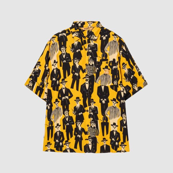 "Society" Mustard Shirt