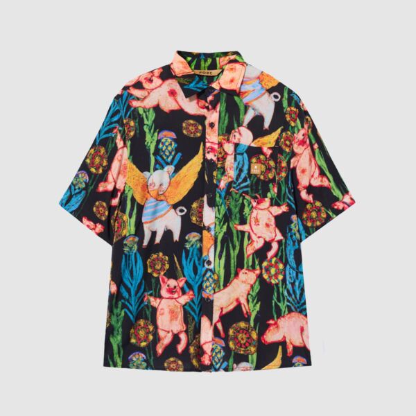 "Pighedelic" Multicolor Shirt