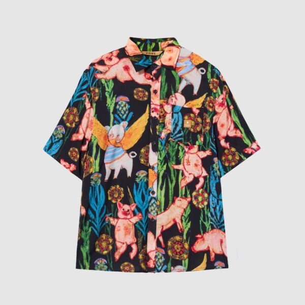 "Pighedelic" Multicolor Shirt