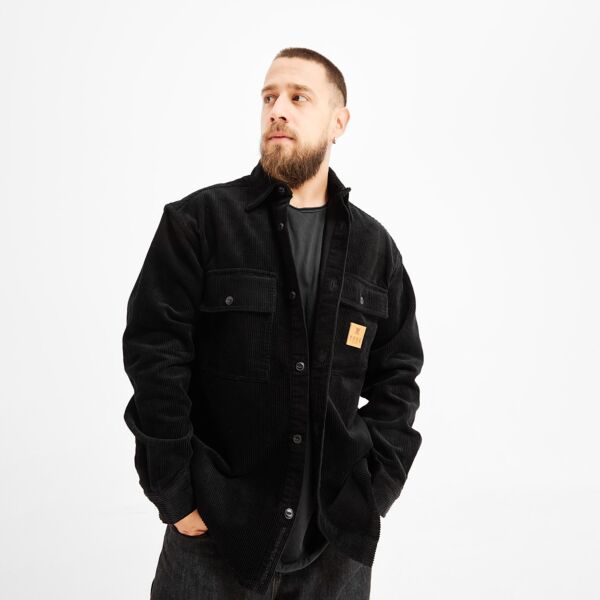 "Proper" Black Corduroy Shirt